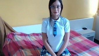 Venezuelan Teen Secretly Records Cousin In Schoolgirl Costume And Performs Oral Sex