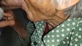 Elderly Chinese Woman'S Passionate Encounter