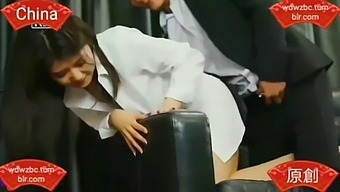 Asian Beauty Gives A Footjob And Handjob In This Hot Video