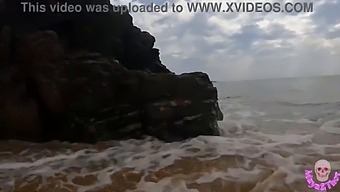 Steamy Beach Romance Between A Pair Of Lovers