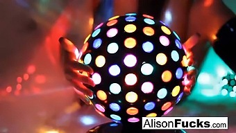 Alison Tyler'S Voluptuous Breasts On Display In Disco Ball Video