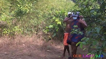 Intense Bbw Outdoor Encounter In A Bush With Bbc