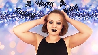Thirty Strokes To Climax With A Birthday Theme