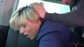 After Brief Discussion, Dirty Woman Consents To Intense Sex In The Van