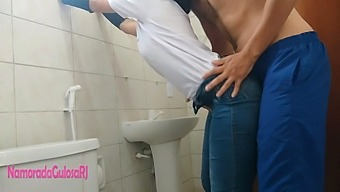 A Secret Rendezvous In The Restroom Leads To An Unplanned Pregnancy In This Homemade Video