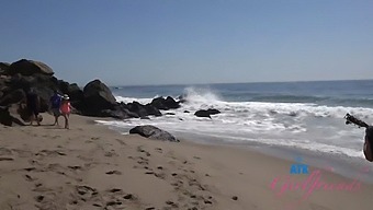 Pov Video Of Summer Vixen'S Car Ride And Oral Sex On The Beach