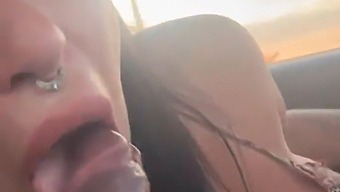 Melissa Lisboa'S Oral Sex Skills On Display While Driving