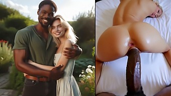 Interracial Threesome With A Busty Blonde Wife And A Black Lover