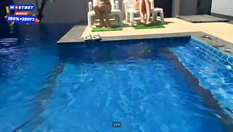 A Wild Party With College Students And Pool Cleaners Engaging In Explicit Sex Acts.
